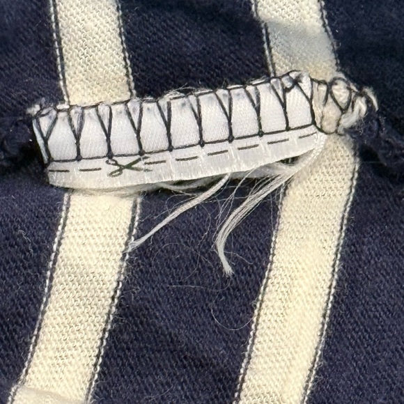 GAP T-Shirt Dress Navy Stripe - Picture 4 of 5